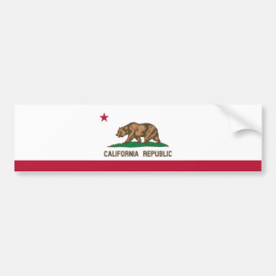 Adesivo Para Carro Bandeira do Estado da República da Califórnia