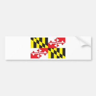 Adesivo Para Carro Bandeira do Estado de Maryland