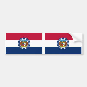 Adesivo Para Carro Bandeira do estado de Missouri