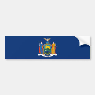 Adesivo Para Carro Bandeira do Estado de Nova York