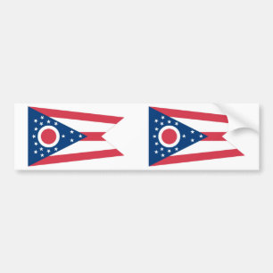 Adesivo Para Carro Bandeira do estado de Ohio