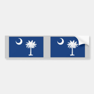 Adesivo Para Carro Bandeira do estado de South Carolina