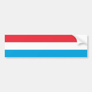 Adesivo Para Carro Bandeira do Luxemburgo
