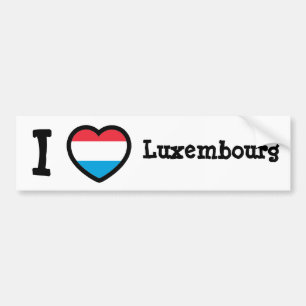 Adesivo Para Carro Bandeira do Luxemburgo