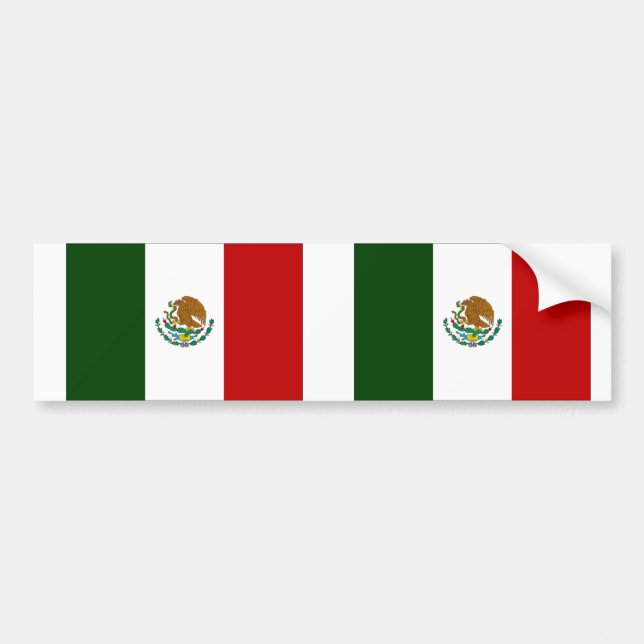 Adesivo Para Carro Bandeira do México (Frente)