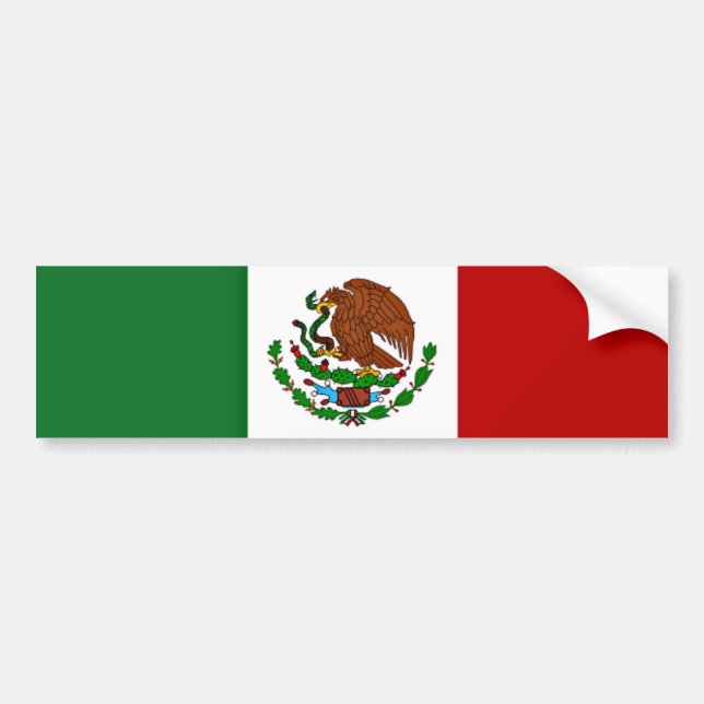 Adesivo Para Carro Bandeira do México (Frente)