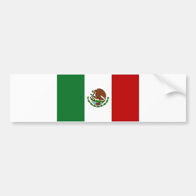 Adesivo Para Carro Bandeira do México (Frente)