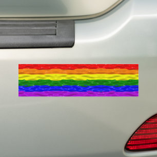 Adesivo Para Carro Bandeira do orgulho líquido brilhante SlipperyJoe'