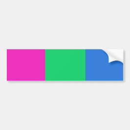 Adesivo Para Carro Bandeira do Orgulho Polissexual