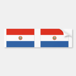Adesivo Para Carro Bandeira do Paraguai