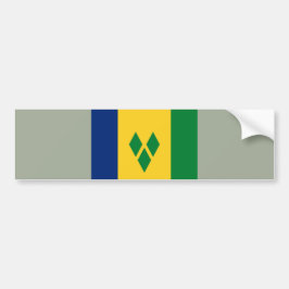 Adesivo Para Carro Bandeira do Santo Vicente e Granadinas