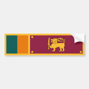 Adesivo Para Carro Bandeira do Sri Lanka