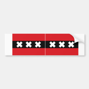 Adesivo Para Carro Bandeira DOIS de Amsterdão
