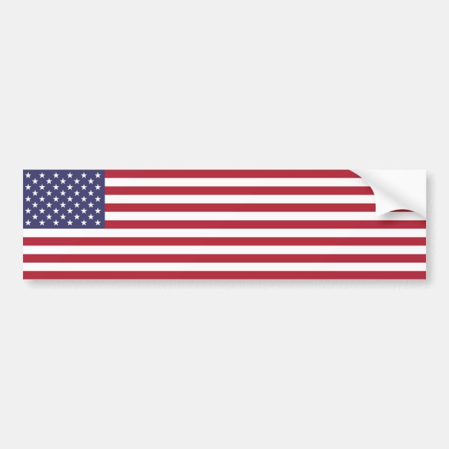 Adesivo Para Carro Bandeira dos Estados Unidos (Frente)