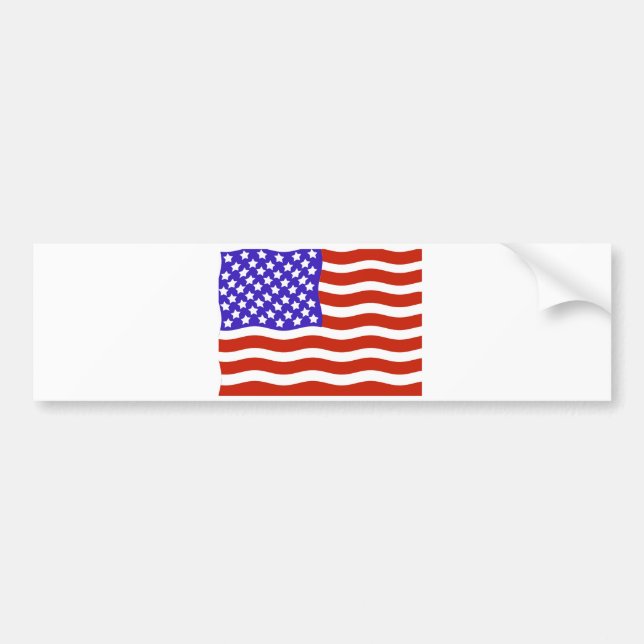 Adesivo Para Carro Bandeira dos EUA (Frente)