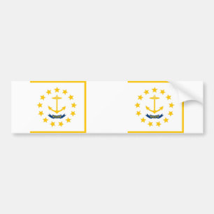 Adesivo Para Carro Bandeira estatal Rhode Island