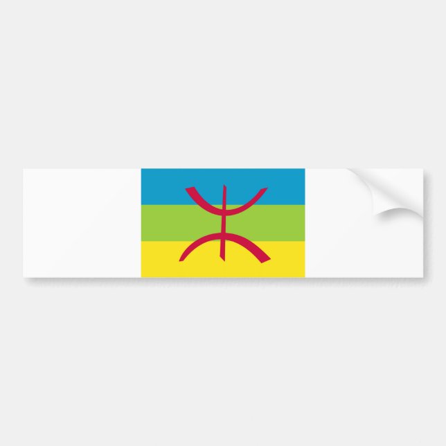 Adesivo Para Carro bandeira étnica do berber (Frente)