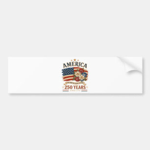 Adesivo Para Carro Bandeira Floral Patriótica América 250 Anos Desde 