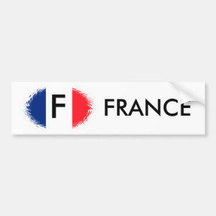 ADESIVO PARA CARRO BANDEIRA FRANCESA, FRANCE
