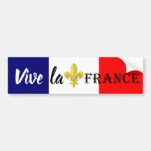 Bandeira francesa Vive Le França