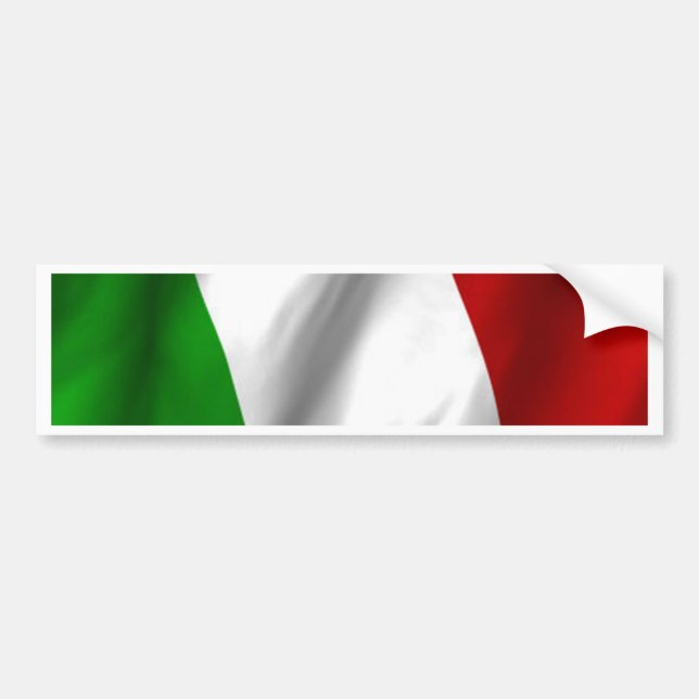 Adesivo Para Carro Bandeira italiana (Frente)
