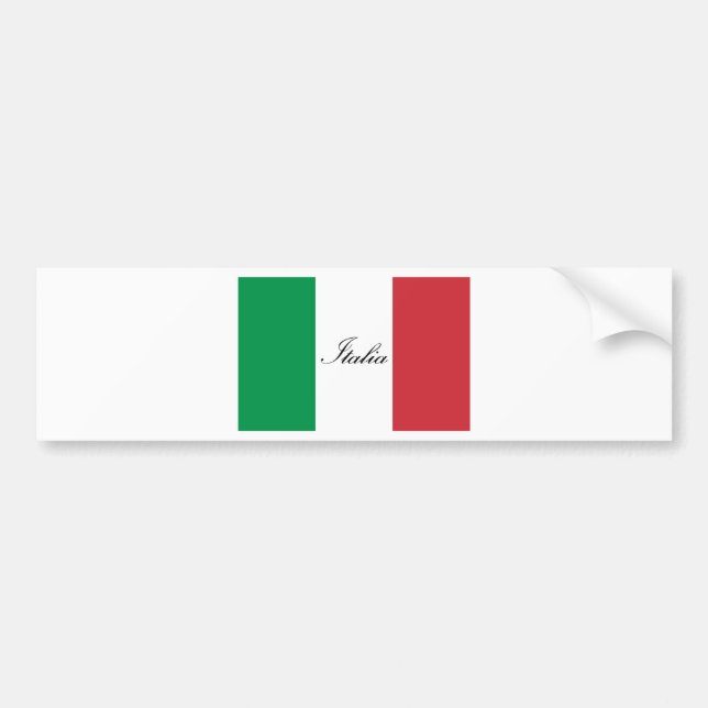 Adesivo Para Carro Bandeira italiana - bandeira de Italia - Italia (Frente)