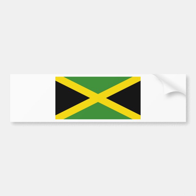 Adesivo Para Carro Bandeira Jamaica (Frente)
