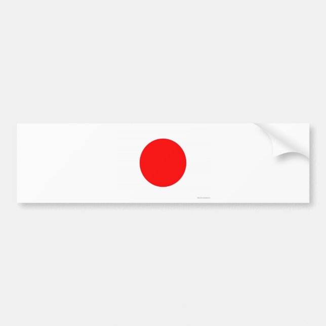 Adesivo Para Carro Bandeira japonesa (Frente)