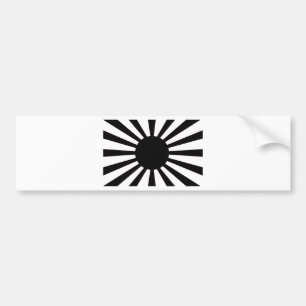 Adesivo Para Carro Bandeira japonesa de Sun de ascensão