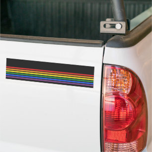 Adesivo Para Carro Bandeira LGBTQ Arco-íris
