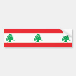 Adesivo Para Carro Bandeira Libanesa (Bandeira do Líbano)