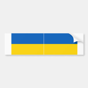 Adesivo Para Carro Bandeira nacional DOIS Ucrânia