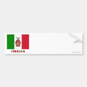 Adesivo Para Carro Bandeira não oficial de Sinaloa
