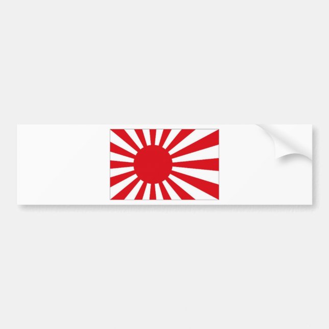Adesivo Para Carro Bandeira naval de Japão (Frente)