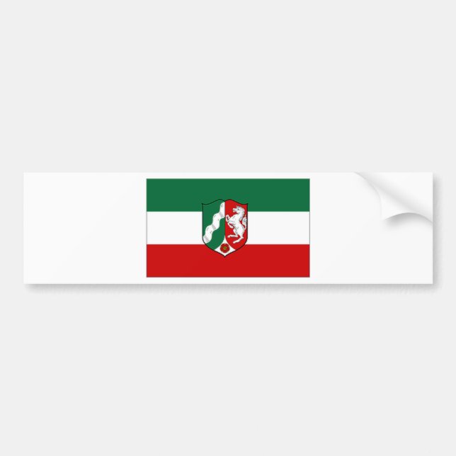 Adesivo Para Carro Bandeira norte de Alemanha Rhine (Frente)
