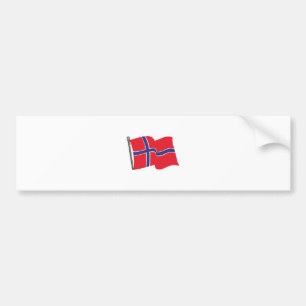 Adesivo Para Carro Bandeira norueguesa