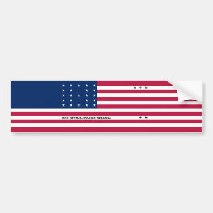 Adesivo Para Carro Bandeira Patriótica do Atol do Biquíni