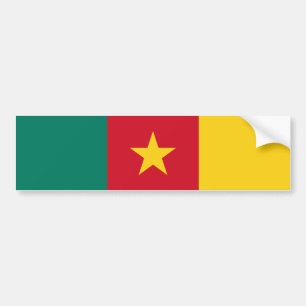 Adesivo Para Carro Bandeira Patriótica do Camarões