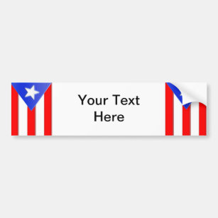 Adesivo Para Carro Bandeira porto-riquenha