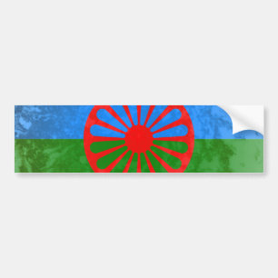 Adesivo Para Carro bandeira romani