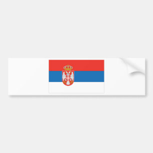Adesivo Para Carro Bandeira sérvio