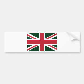 Adesivo Para Carro Bandeira vermelha verde escuro legal de Union Jack