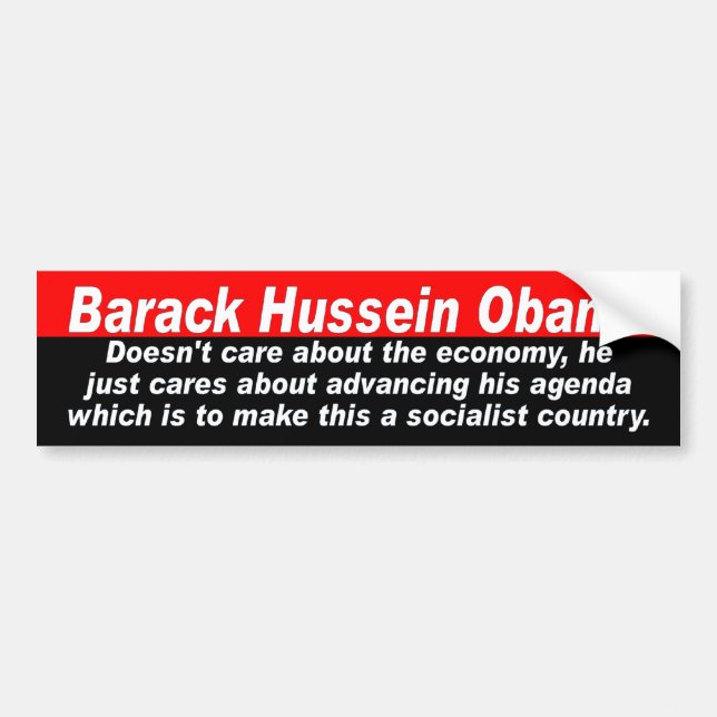 Adesivo Para Carro Barack Obama (Frente)