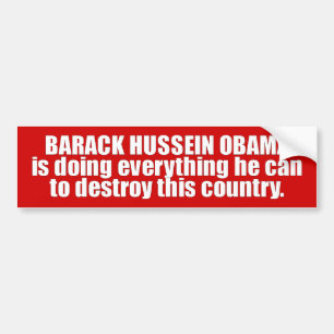 Adesivo Para Carro Barack Obama