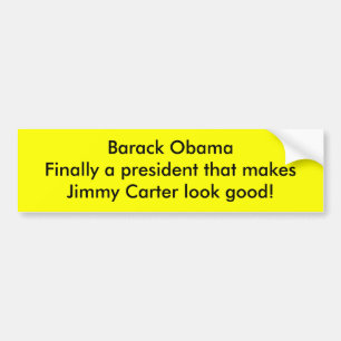 Adesivo Para Carro Barack Obama faz Jimmy Carter o olhar bom