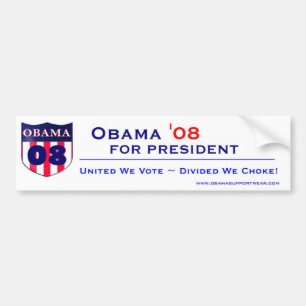 Adesivo Para Carro Barack Obama para o presidente autocolante no