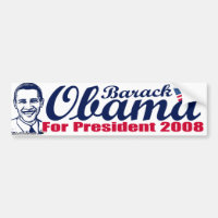 Barack Obama para o presidente autocolante no