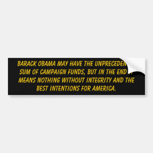 Adesivo Para Carro Barack Obama pode ter unpreced… - Personalizado