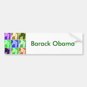 Adesivo Para Carro Barack Obama Pop Art