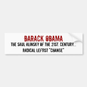 Adesivo Para Carro Barack Obama, Saul Alinsky do 2ø. CEN…